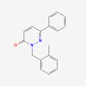 molecular formula C18H16N2O B2429000 2-(2-methylbenzyl)-6-phenylpyridazin-3(2H)-one CAS No. 899946-47-5