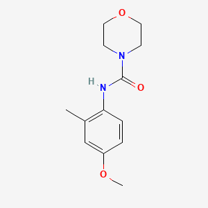 molecular formula C13H18N2O3 B2429037 N-(4-methoxy-2-methylphenyl)morpholine-4-carboxamide CAS No. 1022877-48-0
