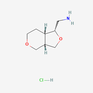 rac-[(1R,3aS,7aS)-hexahydro-1H-furo[3,4-c]pyran-1-yl]methanamine hydrochloride
