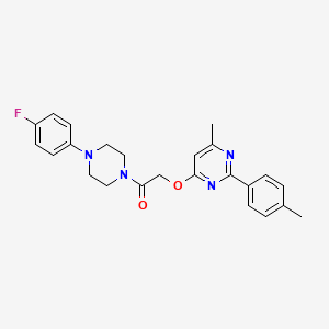 2-(3-{[(4-fluorophenyl)sulfonyl]amino}phenoxy)-N-(3-methylbutyl)nicotinamide