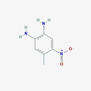 molecular formula C7H9N3O2 B2429053 4-Methyl-5-nitrobenzene-1,2-diamine CAS No. 65958-37-4