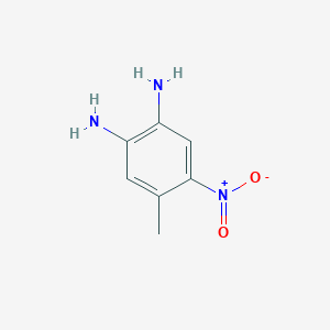 molecular formula C7H9N3O2 B2429053 4-甲基-5-硝基苯-1,2-二胺 CAS No. 65958-37-4