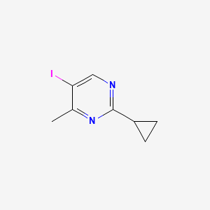 2-Cyclopropyl-5-iodo-4-methylpyrimidine