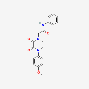 N-(2,5-dimethylphenyl)-2-[4-(4-ethoxyphenyl)-2,3-dioxopyrazin-1-yl]acetamide