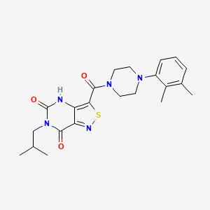 3-{[4-(2,3-dimethylphenyl)piperazino]carbonyl}-6-isobutylisothiazolo[4,3-d]pyrimidine-5,7(4H,6H)-dione