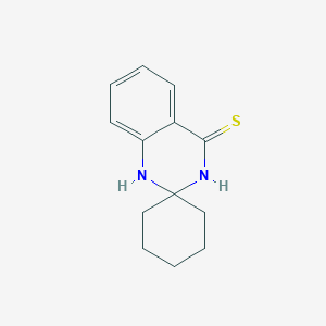 molecular formula C13H16N2S B2429115 1'H-spiro[cyclohexane-1,2'-quinazoline]-4'-thiol CAS No. 126492-23-7