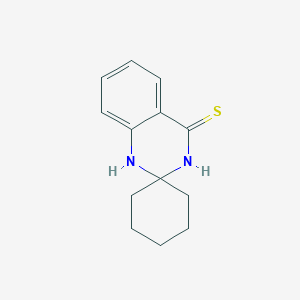 molecular formula C13H16N2S B2429115 1'H-螺[环己烷-1,2'-喹唑啉]-4'-硫醇 CAS No. 126492-23-7