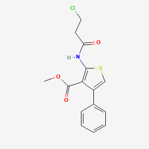 Methyl 2-(3-chloropropanamido)-4-phenylthiophene-3-carboxylate
