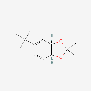 molecular formula C13H20O2 B2429179 (3aR,7aS)-5-(tert-butyl)-2,2-dimethyl-3a,7a-dihydrobenzo[d][1,3]dioxole (racemic) CAS No. 1998128-13-4