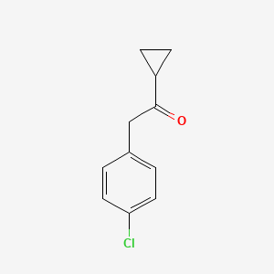 2-(4-Chlorophenyl)-1-cyclopropylethan-1-one
