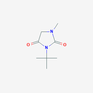 molecular formula C8H14N2O2 B2429203 3-Tert-butyl-1-methylimidazolidine-2,4-dione CAS No. 905484-77-7