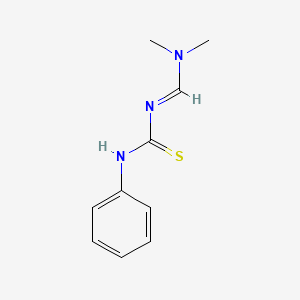 molecular formula C10H13N3S B2429214 N-((dimethylamino)methylene)-N'-phenylthiourea CAS No. 1661847-00-2