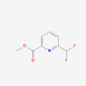 molecular formula C8H7F2NO2 B2429226 Methyl-6-(Difluormethyl)pyridin-2-carboxylat CAS No. 1379375-24-2