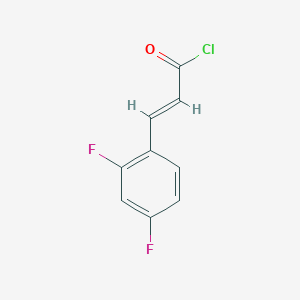 (E)-2,4-difluorocinnamoyl chloride