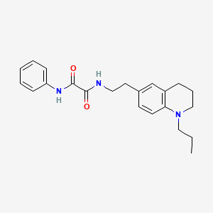 N1-phenyl-N2-(2-(1-propyl-1,2,3,4-tetrahydroquinolin-6-yl)ethyl)oxalamide