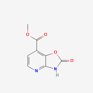 molecular formula C8H6N2O4 B2429245 Methyl 2-oxo-3H-[1,3]oxazolo[4,5-b]pyridine-7-carboxylate CAS No. 2122425-64-1