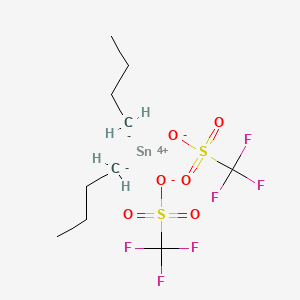 Butane;tin(4+);trifluoromethanesulfonate