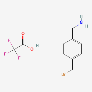 B2429349 4-(Bromomethyl)benzylamine tfa salt CAS No. 1956378-98-5; 34403-47-9