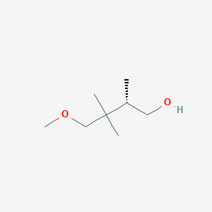 (2S)-4-Methoxy-2,3,3-trimethylbutan-1-ol