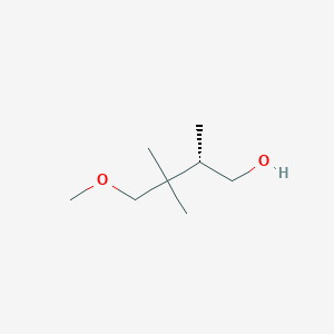 molecular formula C8H18O2 B2429366 (2S)-4-Methoxy-2,3,3-trimethylbutan-1-ol CAS No. 2248200-45-3