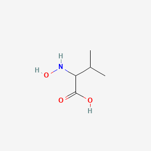 molecular formula C5H11NO3 B2429403 2-(Hydroxyamino)-3-methylbutanoic acid CAS No. 21209-73-4