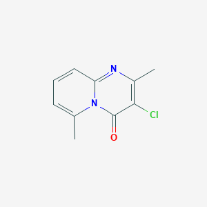 molecular formula C10H9ClN2O B2429527 3-chloro-2,6-dimethyl-4H-pyrido[1,2-a]pyrimidin-4-one CAS No. 87273-59-4