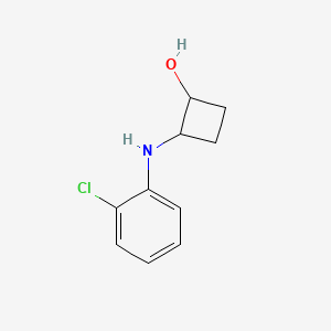 molecular formula C10H12ClNO B2429538 2-[(2-氯苯基)氨基]环丁醇 CAS No. 2140668-88-6