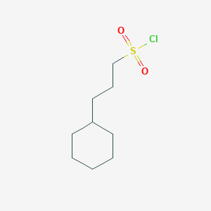molecular formula C9H17ClO2S B2429559 3-Cyclohexylpropane-1-sulfonyl chloride CAS No. 195053-79-3