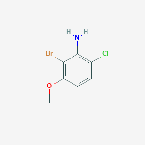 molecular formula C7H7BrClNO B2429564 2-溴-6-氯-3-甲氧基苯胺 CAS No. 1691055-54-5