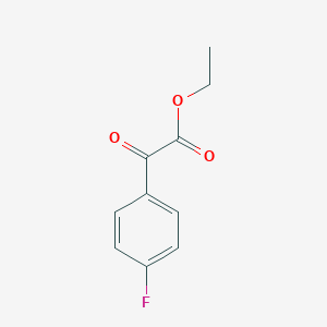 molecular formula C10H9FO3 B024296 2-(4-氟苯基)-2-氧代乙酸乙酯 CAS No. 1813-94-1