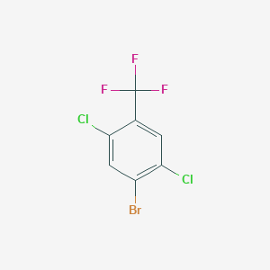 molecular formula C7H2BrCl2F3 B2429628 4-Bromo-2,5-dichlorobenzotrifluoride CAS No. 1349716-95-5