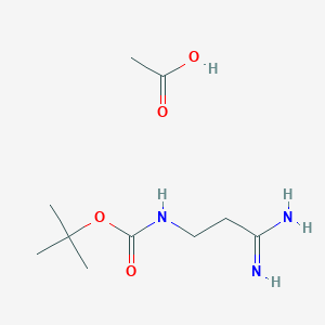 acetic acid tert-butyl N-(2-carbamimidoylethyl)carbamate