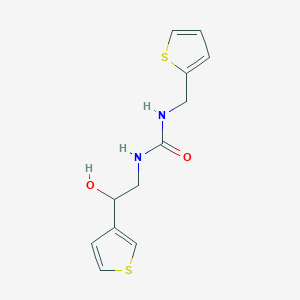 1-(2-Hydroxy-2-(thiophen-3-yl)ethyl)-3-(thiophen-2-ylmethyl)urea