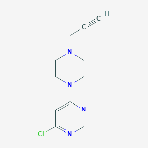 4-Chloro-6-(4-prop-2-ynylpiperazin-1-yl)pyrimidine
