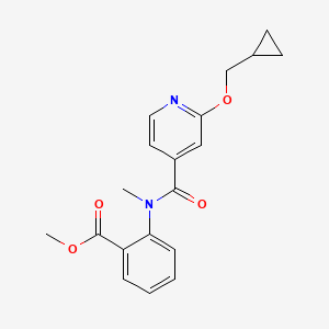 methyl 2-(2-(cyclopropylmethoxy)-N-methylisonicotinamido)benzoate
