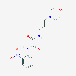 molecular formula C15H20N4O5 B2429717 N1-(3-モルホリノプロピル)-N2-(2-ニトロフェニル)オキサラミド CAS No. 941940-79-0