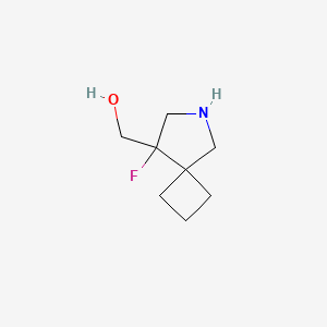 B2429773 (8-Fluoro-6-azaspiro[3.4]octan-8-yl)methanol CAS No. 2219375-02-5