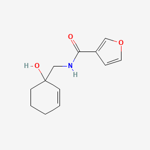 molecular formula C12H15NO3 B2429787 N-[(1-hydroxycyclohex-2-en-1-yl)methyl]furan-3-carboxamide CAS No. 2097926-12-8