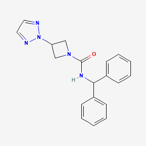 N-(diphenylmethyl)-3-(2H-1,2,3-triazol-2-yl)azetidine-1-carboxamide