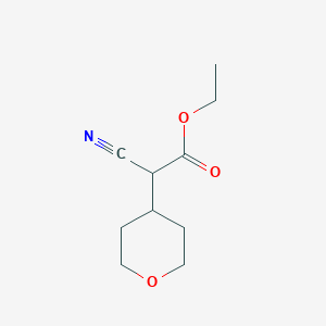Ethyl 2-cyano-2-(oxan-4-yl)acetate