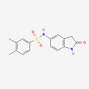 3,4-dimethyl-N-(2-oxoindolin-5-yl)benzenesulfonamide