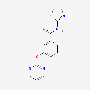 3-(pyrimidin-2-yloxy)-N-(thiazol-2-yl)benzamide