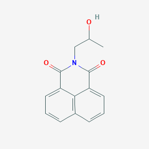 molecular formula C15H13NO3 B242986 2-(2-Hydroxypropyl)benzo[de]isoquinoline-1,3-dione 