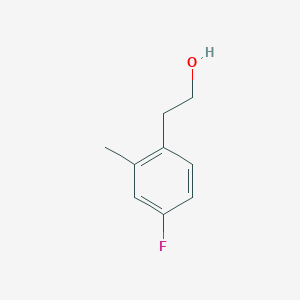 molecular formula C9H11FO B2429932 4-氟-2-甲基苯乙醇 CAS No. 124869-88-1