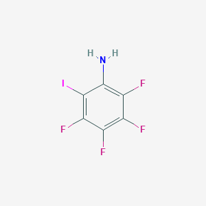 molecular formula C6H2F4IN B2429952 2-Iodo-3,4,5,6-tetrafluoroaniline CAS No. 1228813-89-5