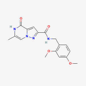 N-(2,4-dimethoxybenzyl)-6-methyl-4-oxo-4,5-dihydropyrazolo[1,5-a]pyrazine-2-carboxamide