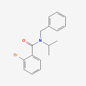 molecular formula C17H18BrNO B2429958 N-苄基-2-溴-N-丙-2-基苯甲酰胺 CAS No. 90032-59-0