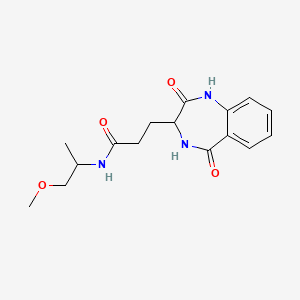 3-(2,5-dioxo-2,3,4,5-tetrahydro-1H-benzo[e][1,4]diazepin-3-yl)-N-(1-methoxypropan-2-yl)propanamide