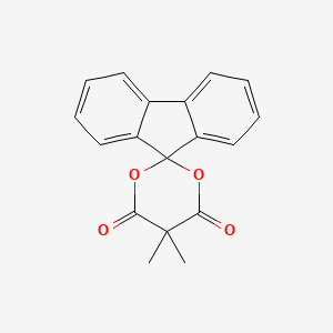 molecular formula C18H14O4 B2429998 Dimethyl fluoren-9-ylidene malonate CAS No. 119292-75-0