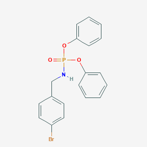 [(4-bromophenyl)methyl](diphenoxyphosphoryl)amine